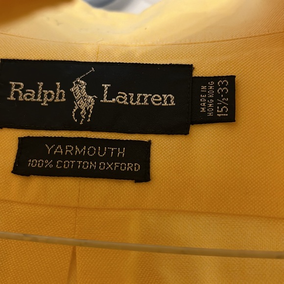 Polo Ralph Lauren Men’s Button Down Shirt Great Condition - Picture 5 of 5
